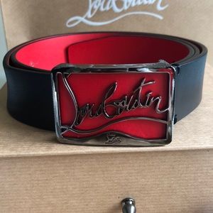 louboutin belt womens